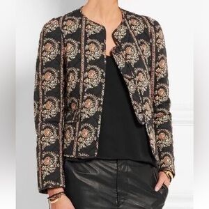 Etoile Isabel Marant Elmer Quilted Coat XS or 34 Reversible Jacket
